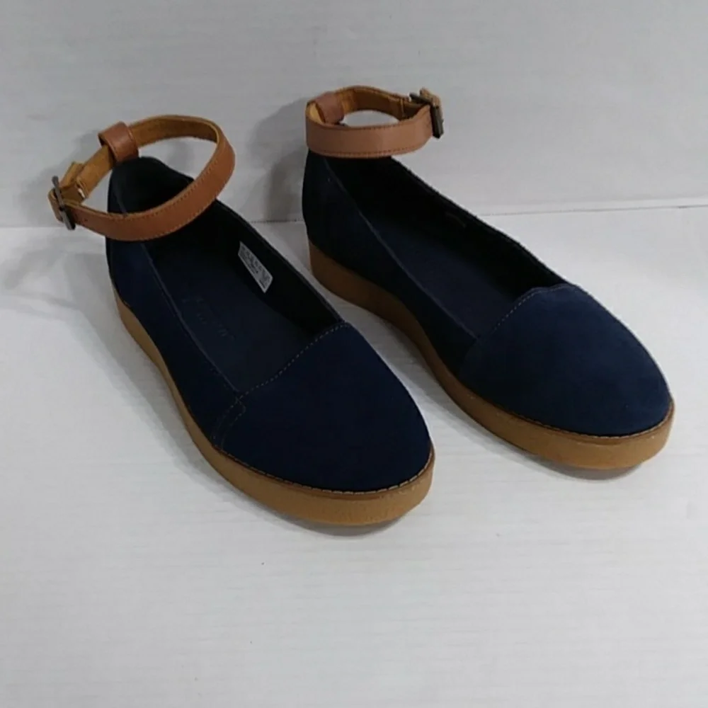 Timberland Paxton Hill Blue Suede Ankle Strap Sandals Size 8.5 *EUC* - Picture 7 of 11